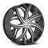 Azara AZA-541 Gloss Black & Machined 5x112/114.3 18R 8 74.1 35