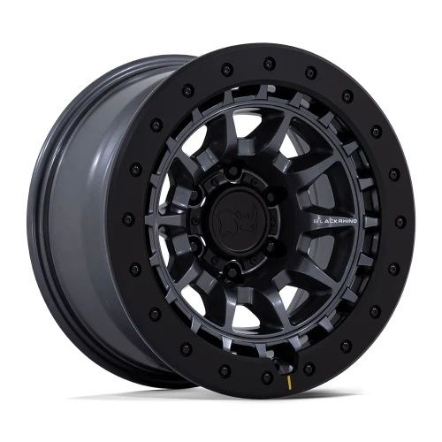 Black Rhino BR016 TUSK MATTE GUNMETAL W/ BLACK ROCK GUARD 5x127 17R 8.5 71.5 -10