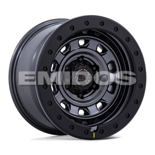 Black Rhino BR023 XPLORER MATTE GUNMETAL W/ BLACK ROCK GUARD 6x114.3 17R 9 66.06 12