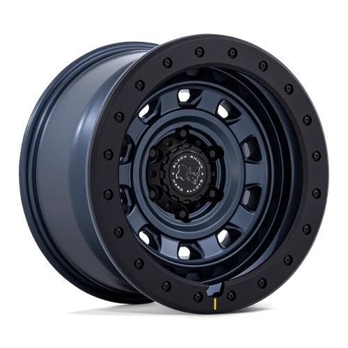 Black Rhino BR023 XPLORER METALLIC BLUE W/ BLACK ROCK GUARD 6x139.7 17R 9 106.1 -12