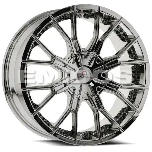 Cavallo CLV-36 Nano Chrome 6x135/139.7 24R 9 87.1 25