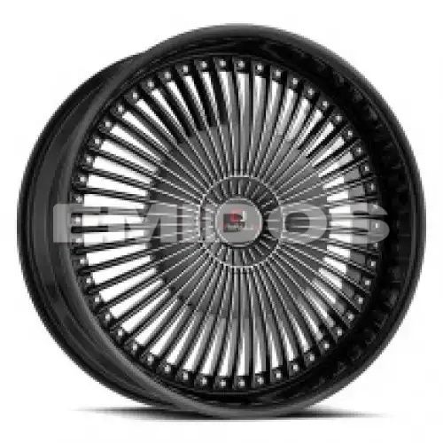 Cavallo CLV-41 Gloss Black & Machined 5x110/114.3 22R 8.5 74.1 38