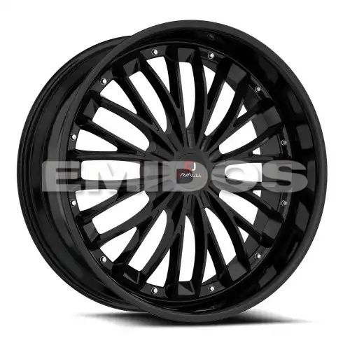 Cavallo CLV-42 Gloss Black 5x108/114.3 18R 8 74.1 35