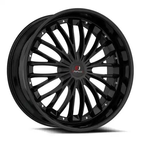 Cavallo CLV-42 Gloss Black 5x115/120 24R 9 78.1 18