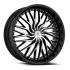 Cavallo CLV-43 Gloss Black & Machined 5x100/114.3 18R 8 74.1 35