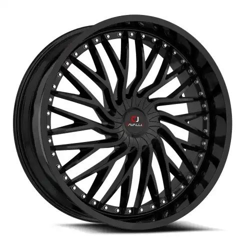 Cavallo CLV-43 Gloss Black 5x115/120 24R 9 78.1 18
