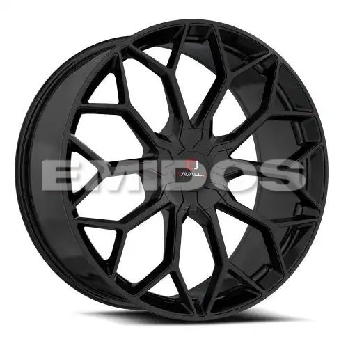 Cavallo CLV-44 Gloss Black 5x115/120 24R 9 78.1 18