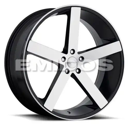 Cavallo CLV-5 Gloss Black & Machined 5x112 20R 10 66.56 42