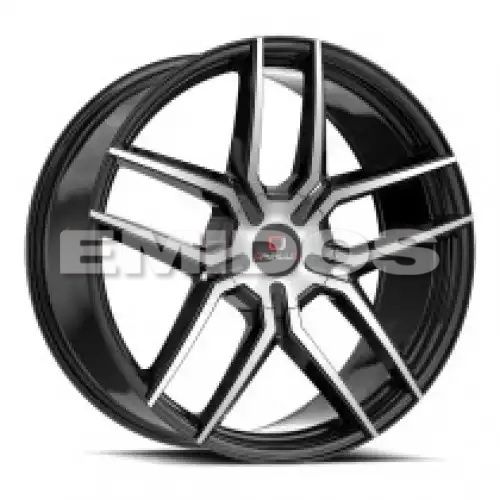 Cavallo CLV-55 Gloss Black & Machined 5x112/114.3 20R 8.5 74.1 35
