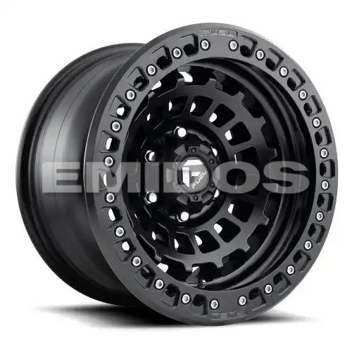 FUEL D101 ZEPHYR BEADLOCK MATTE BLACK 5x127 17R 9 71.5 -15