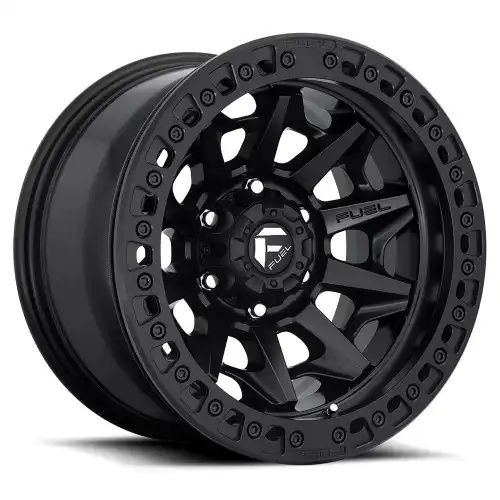 FUEL D114 COVERT BEADLOCK MATTE BLACK 6x139.7 17R 9 106.1 -15