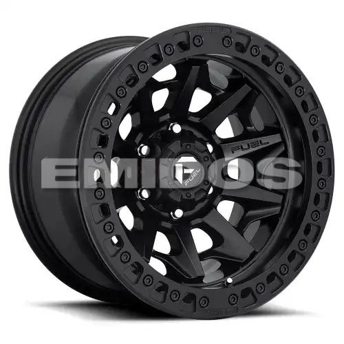 FUEL D114 COVERT BEADLOCK MATTE BLACK 6x139.7 17R 9 106.1 -15