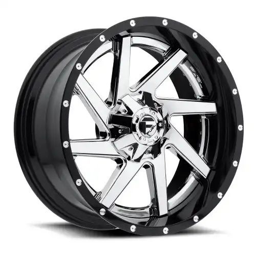 FUEL D263 RENEGADE CHROME PLATED GLOSS BLACK LIP 8x165.1 22R 10 125.1 6