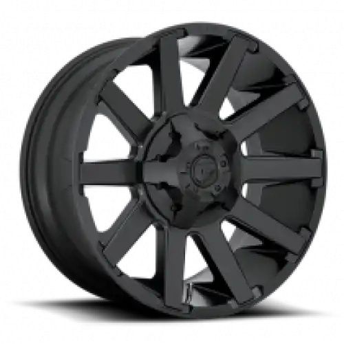 FUEL D437 CONTRA SATIN BLACK 8x165.1 20R 10 125.1 -18