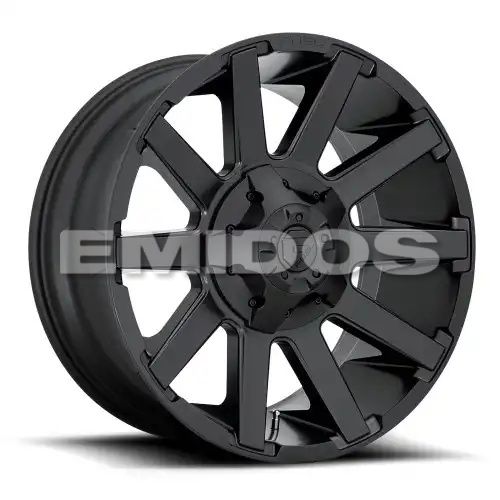 FUEL D437 CONTRA SATIN BLACK 8x165.1 20R 9 125.1 1