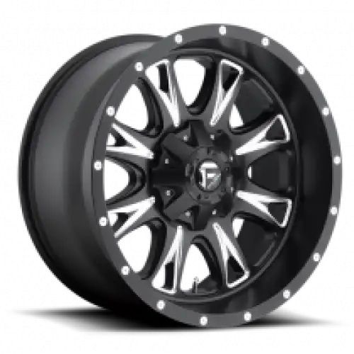 FUEL D513 THROTTLE MATTE BLACK MILLED 8x170 18R 10 125.1 -24