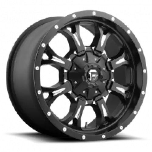 FUEL D517 KRANK MATTE BLACK MILLED 5x127/139.7 17R 9 87.1 20