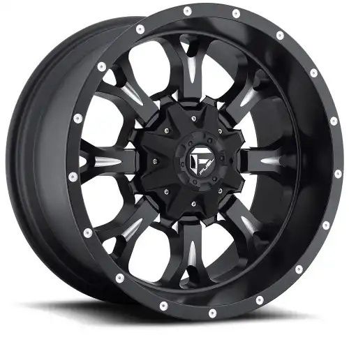 FUEL D517 KRANK MATTE BLACK MILLED 6x135/139.7 18R 9 106.1 20