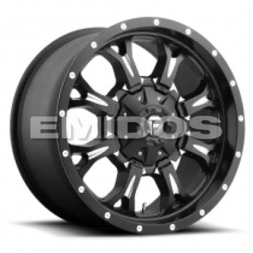 FUEL D517 KRANK MATTE BLACK MILLED 8x170 20R 10 125.1 -24