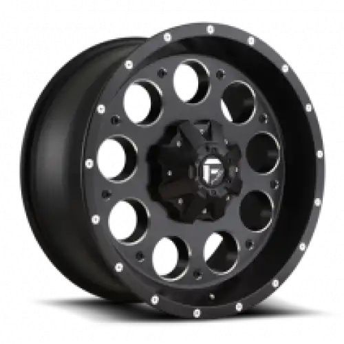 FUEL D525 REVOLVER MATTE BLACK MILLED 5x139.7/150 20R 9 110.1 1
