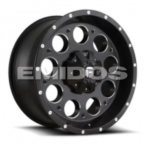 FUEL D525 REVOLVER MATTE BLACK MILLED 5x139.7/150 20R 9 110.1 1