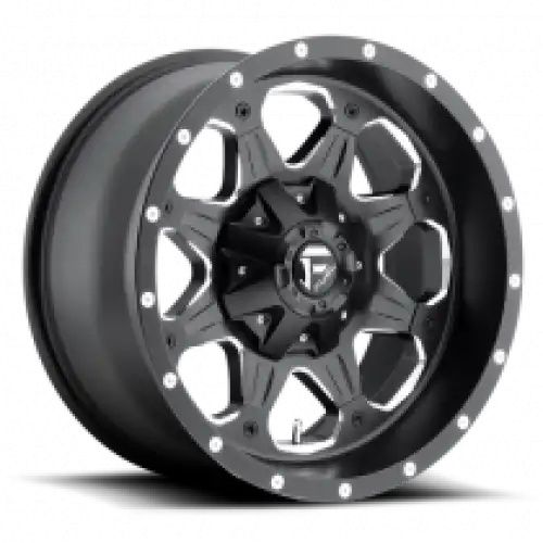 FUEL D534 BOOST MATTE BLACK MILLED 5x114.3/127 16R 8 78.1 1