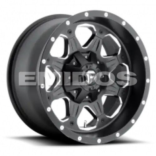 FUEL D534 BOOST MATTE BLACK MILLED 5x114.3/127 18R 9 78.1 -12