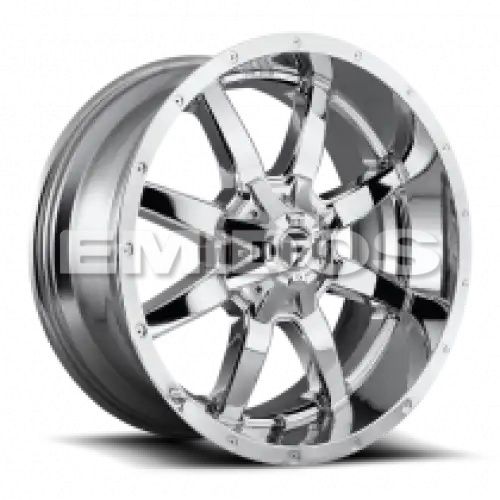 FUEL D536 MAVERICK CHROME PLATED 8x165.1 22R 14 125.1 -76