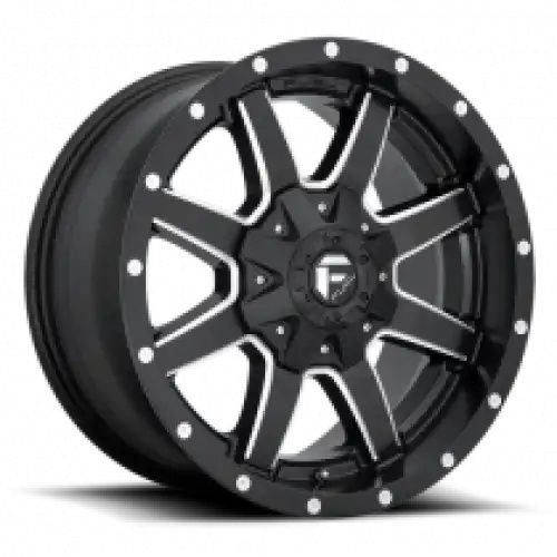 FUEL D538 MAVERICK MATTE BLACK MILLED 8x180 20R 10 125.1 -12