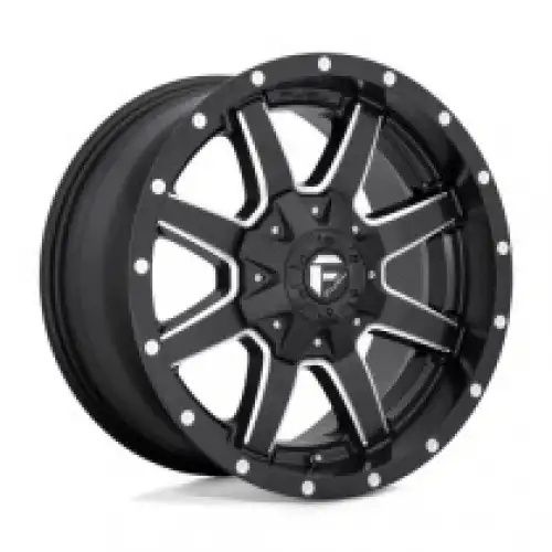 FUEL D538 MAVERICK MATTE BLACK MILLED 5x114.3/127 20R 10 78.1 -12