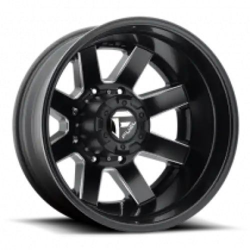 FUEL D538 MAVERICK MATTE BLACK MILLED 8x165.1 22R 8.25 121.5 -265