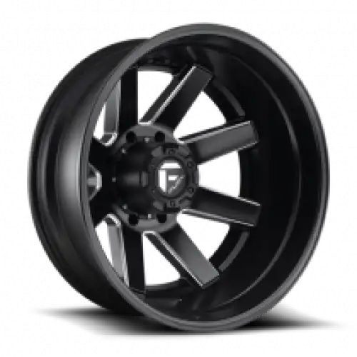 FUEL D538 MAVERICK MATTE BLACK MILLED 8x165.1 24R 8.25 121.5 -265