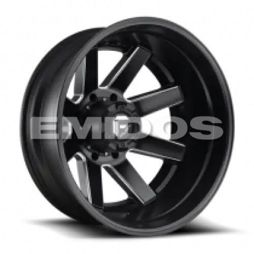 FUEL D538 MAVERICK MATTE BLACK MILLED 8x200 24R 8.25 142 -201