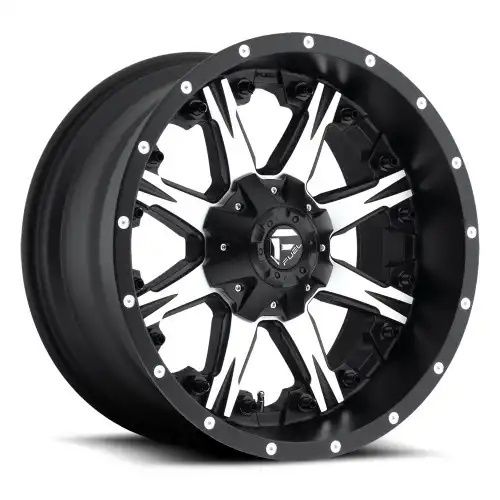 FUEL D541 NUTZ MATTE BLACK MACHINED 8x170 20R 9 125.1 1