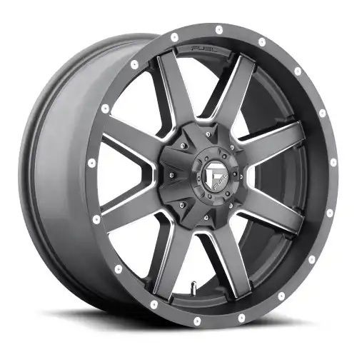 FUEL D542 MAVERICK MATTE GUN METAL MILLED 6x135/139.7 20R 9 106.1 20