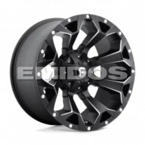 FUEL D546 ASSAULT MATTE BLACK MILLED 5x114.3/127 18R 9 78.1 1