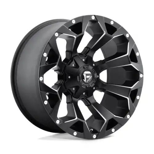 FUEL D546 ASSAULT MATTE BLACK MILLED 8x165.1 18R 9 125.1 1