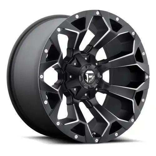 FUEL D546 ASSAULT MATTE BLACK MILLED 8x180 20R 10 124.2 -18