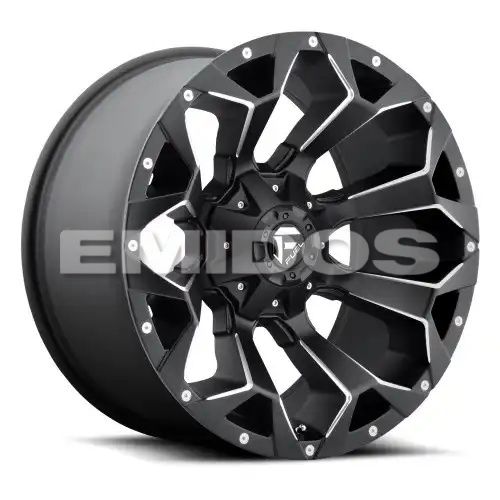 FUEL D546 ASSAULT MATTE BLACK MILLED 8x170 20R 9 125.1 20
