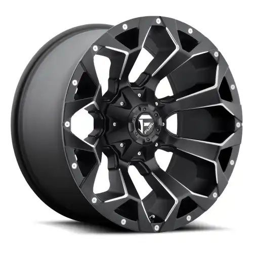 FUEL D546 ASSAULT MATTE BLACK MILLED 8x170 22R 10 125.1 -18