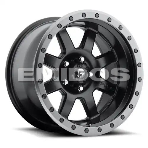 FUEL D551 TROPHY MATTE BLACK GUN METAL RING 5x127 18R 10 78.1 -24