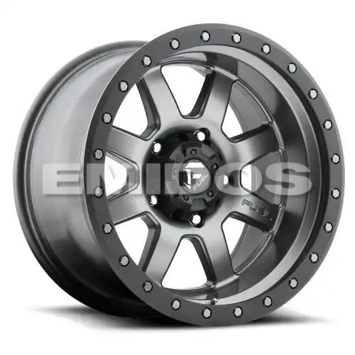 FUEL D552 TROPHY MATTE GUN METAL BLACK BEAD RING 6x135 20R 9 87.1 1