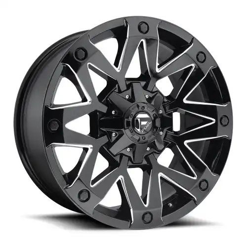 FUEL D555 AMBUSH GLOSS BLACK MILLED 8x170 20R 9 125.1 1