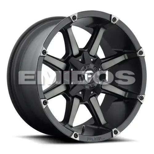 FUEL D556 COUPLER MATTE BLACK DOUBLE DARK TINT 8x170 18R 9 125.1 1