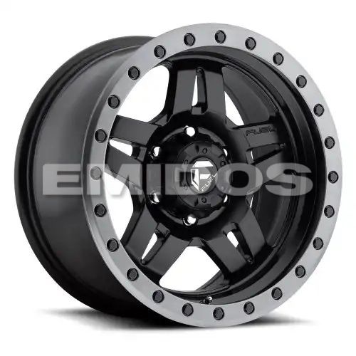 FUEL D557 ANZA MATTE BLACK GUN METAL RING 5x127 20R 10 78.1 -18
