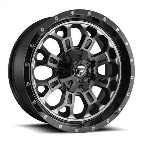 FUEL D561 CRUSH GLOSS MACHINED DOUBLE DARK TINT 5x114.3/127 17R 9 78.1 -12