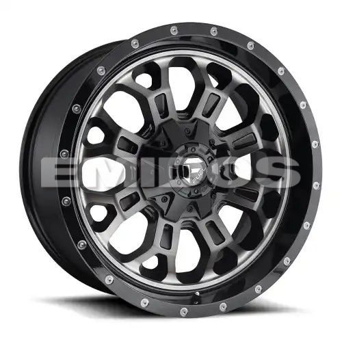 FUEL D561 CRUSH GLOSS MACHINED DOUBLE DARK TINT 5x114.3/127 18R 9 78.1 -12