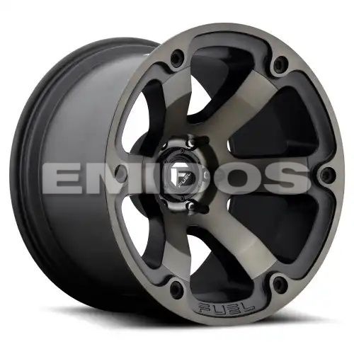 FUEL D564 BEAST MATTE BLACK DOUBLE DARK TINT 5x127 17R 9 78.1 1