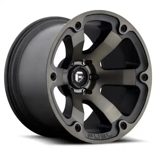 FUEL D564 BEAST MATTE BLACK DOUBLE DARK TINT 5x127 18R 9 78.1 -12