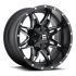 FUEL D567 LETHAL MATTE BLACK MILLED 5x139.7/150 18R 9 110.1 1